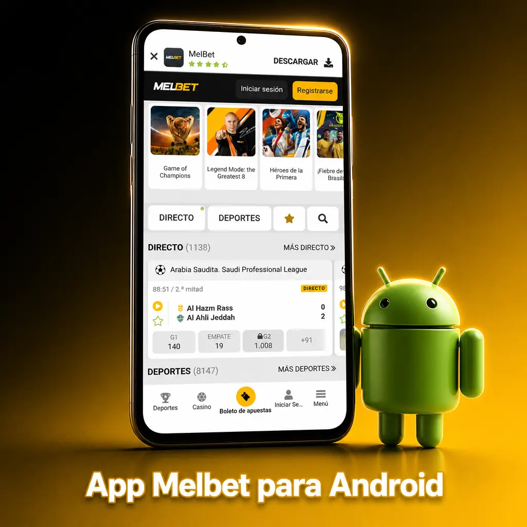 App Melbet para Android